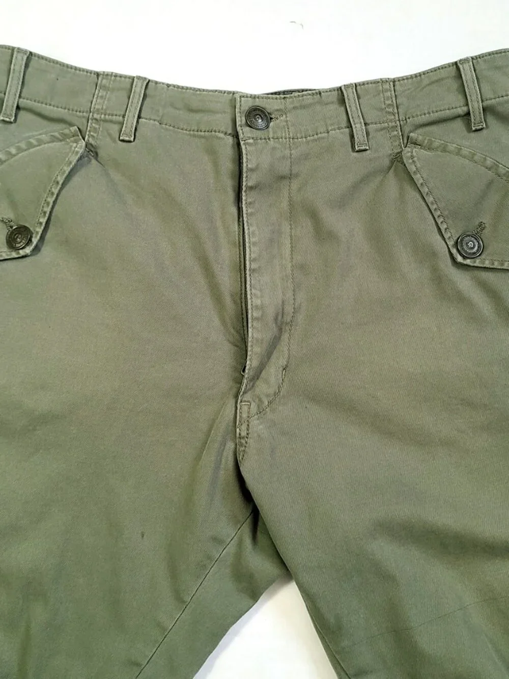 True Religion Drop Crotch Joggers Ankle Zip Tapered Sweatpants Men 33